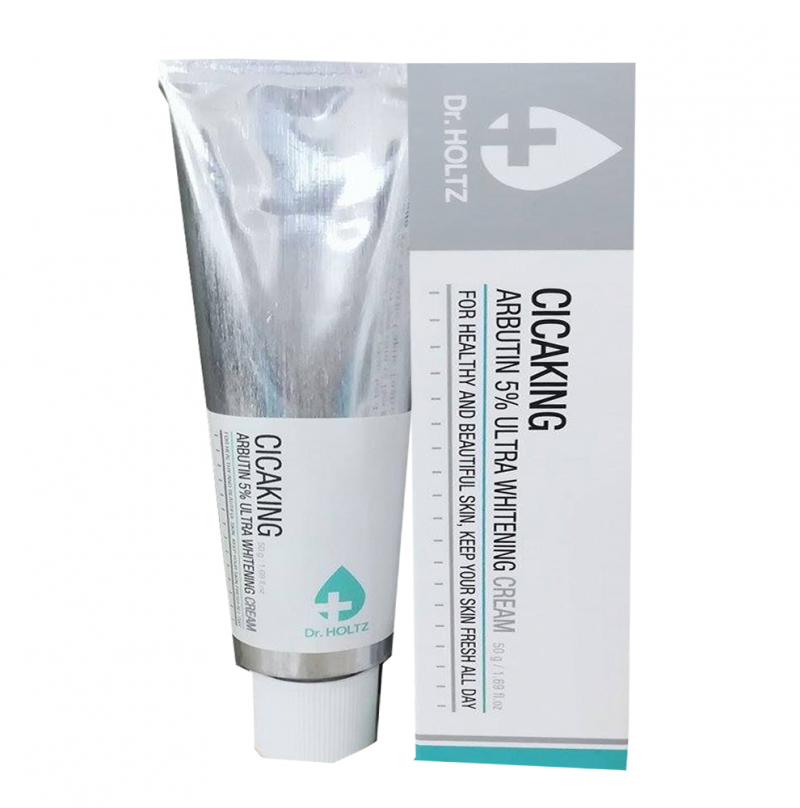 Kem dưỡng trắng và tái tạo da hoàn hảo  Dr.Holtz cicaking arbutin 5% ultra whitening cream